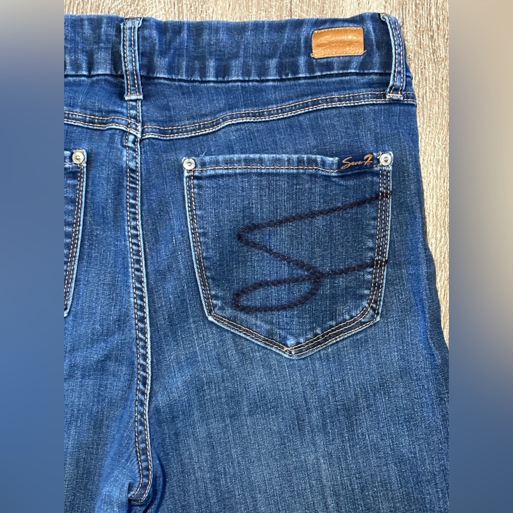 Seven7 Jeans Women’s Size 12 Tummyless Skinny Jeans - Picture 6 of 12